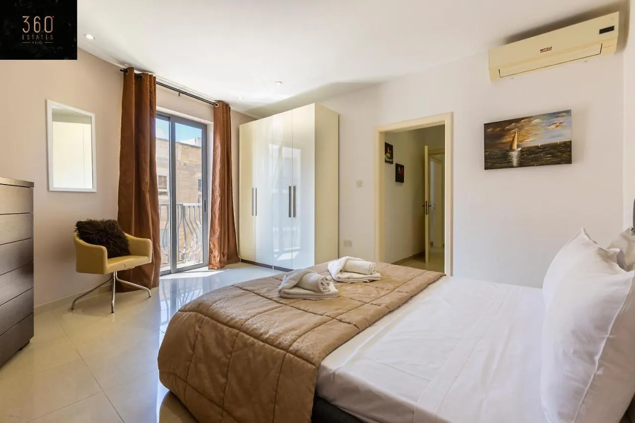 Apartment Designer, Fully Equipped Apt, Just Off Tower Road By 360 Estates Sliema